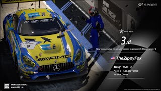 My final daily race on GT Sport :'(
