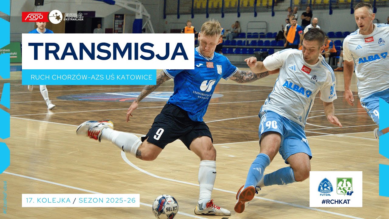 RUCH CHORZÓW-AZS UŚ KATOWICE| NA ŻYWO | 17. KOLEJKA 2025/26