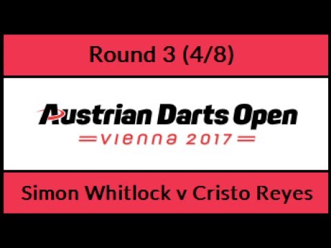 darts distance Round 3 [4of8]: Simon Whitlock v Cristo Reyes - Austrian Darts Open 2017 HD