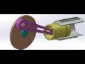 Animation Of Single Slider Crank Mechanism