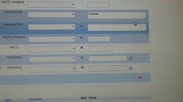 Using phpmyadmin for insert, delete, update