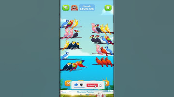 Bird Sort Puzzle l Classic Level 120 l Bird Sort Color Puzzle l Bird Sort Puzzle Challenge - Birds