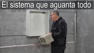 Colgar muebles de cocina y baño en paredes débiles (Bricocrack)