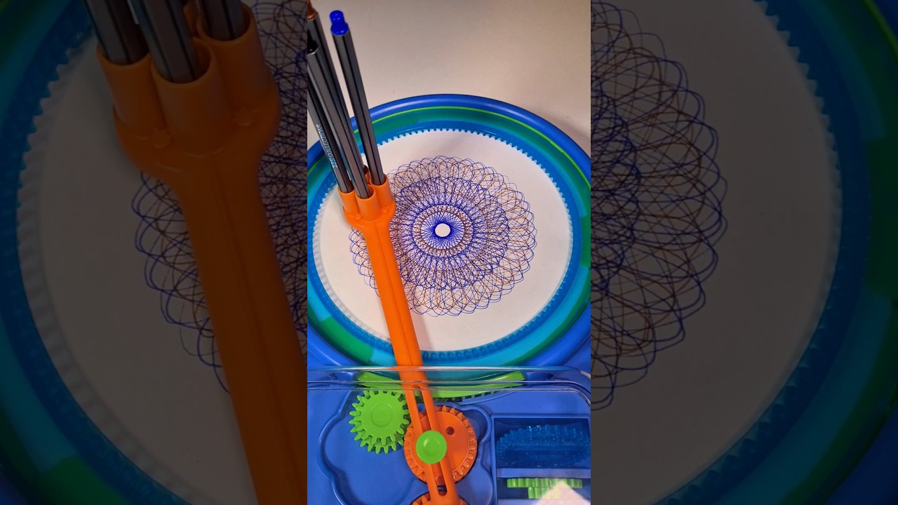 Autumnal Spirographs: Speed Ramping with 4 Pens! 