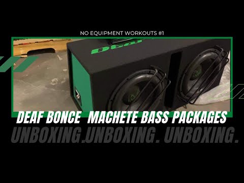 Unboxing of the Deafbonce machete loaded Enclosures