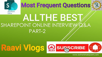SharePoint online interview question and answers