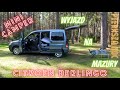 Tani mini micro camper kombi van Citroen Berlingo #7 - Wyjazd na Mazury 😃 Pierwsza noc 🌙