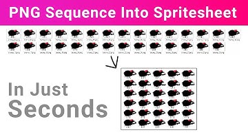 From PNG Sequence into Spritesheet | Unity 3D | Glueit
