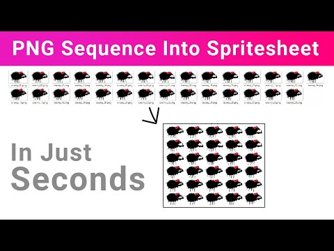 From PNG Sequence into Spritesheet | Unity 3D | Glueit