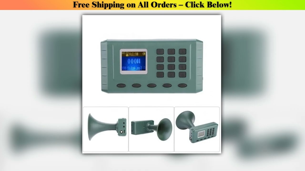 New Outdoor Electronic Farm Birdsong Device Sounds Caller Mp3 Player Bird Voice Speaker Device