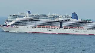 Rare Sight P O Arcadia Sailing Between Ventura And Iona 4 October 2024