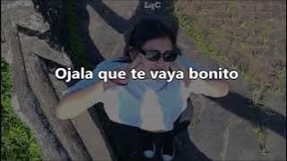 Que Te Vaya Bonito (Letra) Vicente Fernández / Ojala que mi amor no te duela, y te olvides de mi