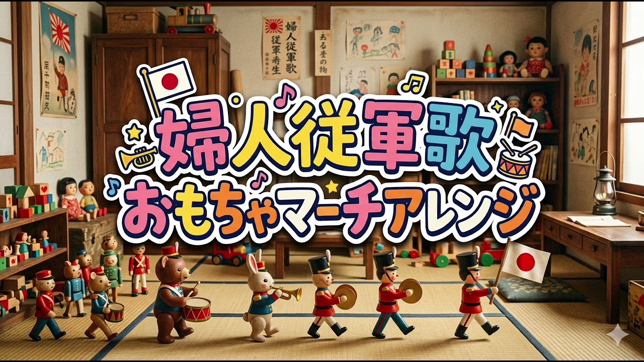 軍歌「婦人従軍歌」おもちゃマーチアレンジ Japanese military song