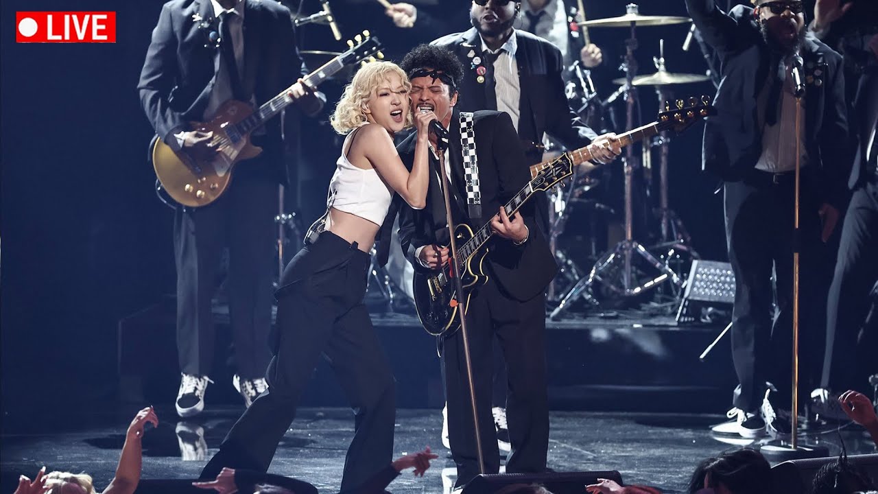 Полная запись живого выступления Розе и Бруно Марса на церемонии вручения премии «Грэмми» 2026 года.