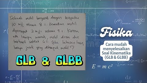 Sebuah mobil yang bergerak dengan kecepatan 25 m/s akan menempuh jarak 500 m dalam waktu