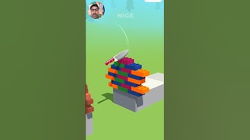 Slice It All Gameplay! Satisfying ASMR slicing game Level 256 #sliceltall #shorts