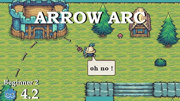 create arc projectile with path2D - Learn Godot 4 2D - no talking