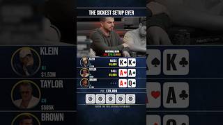 AA vs AQ vs KK 🤯 #poker #tipsbermainpoker