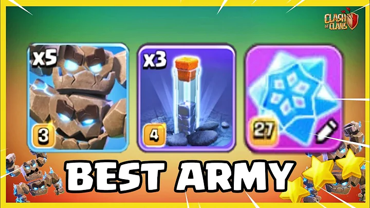 Fireball Meteor Golem with Frost Flake becomes stronger? 🔥 Best TH18 Attack Strategy