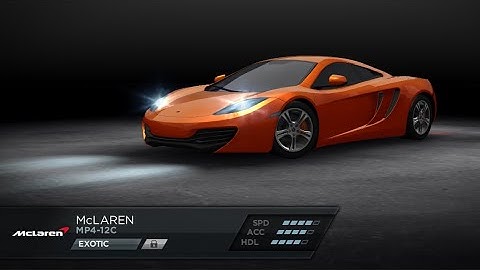 Need For Speed Most Wanted - McLAREN (MP4-12C) Exotic
