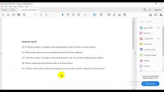 DBMS Questions set 20 | 1st Year | Semester  | Java Institute | Yogya Darshani