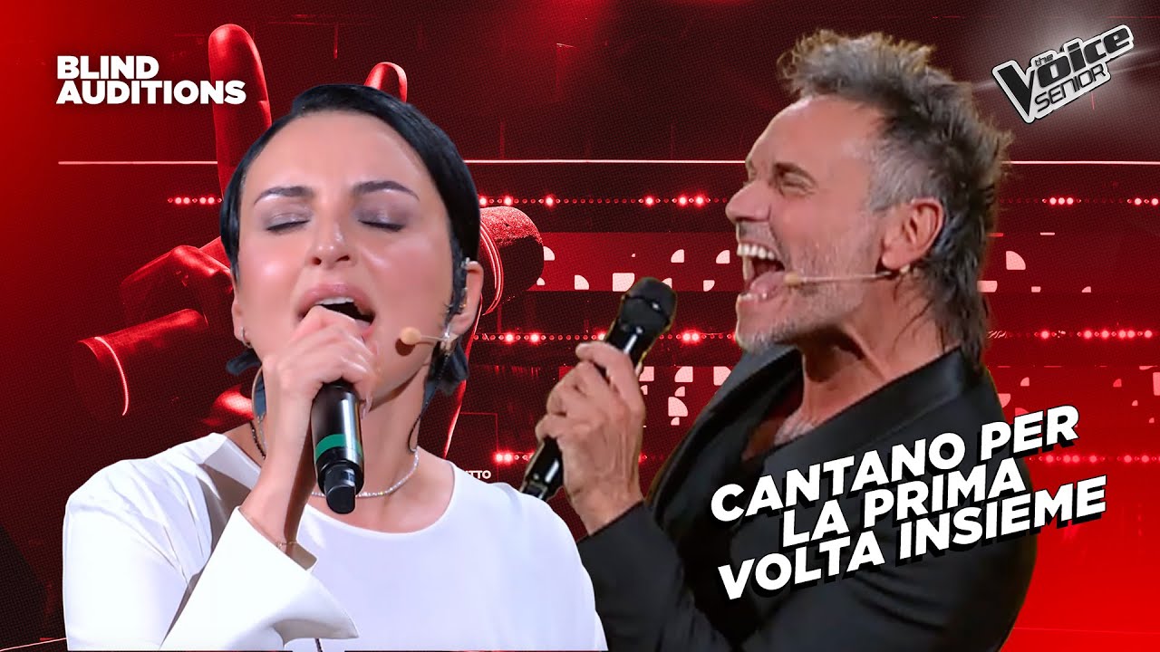 Duetto Arisa e Nek cantano “Ti sento” dei Matia Bazar | The Voice Senior Italy Blind Auditions