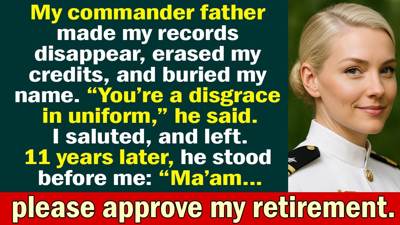 Мой отец-командир вычеркнул мое имя из списка армейских должностей, а затем обратился ко мне за р...