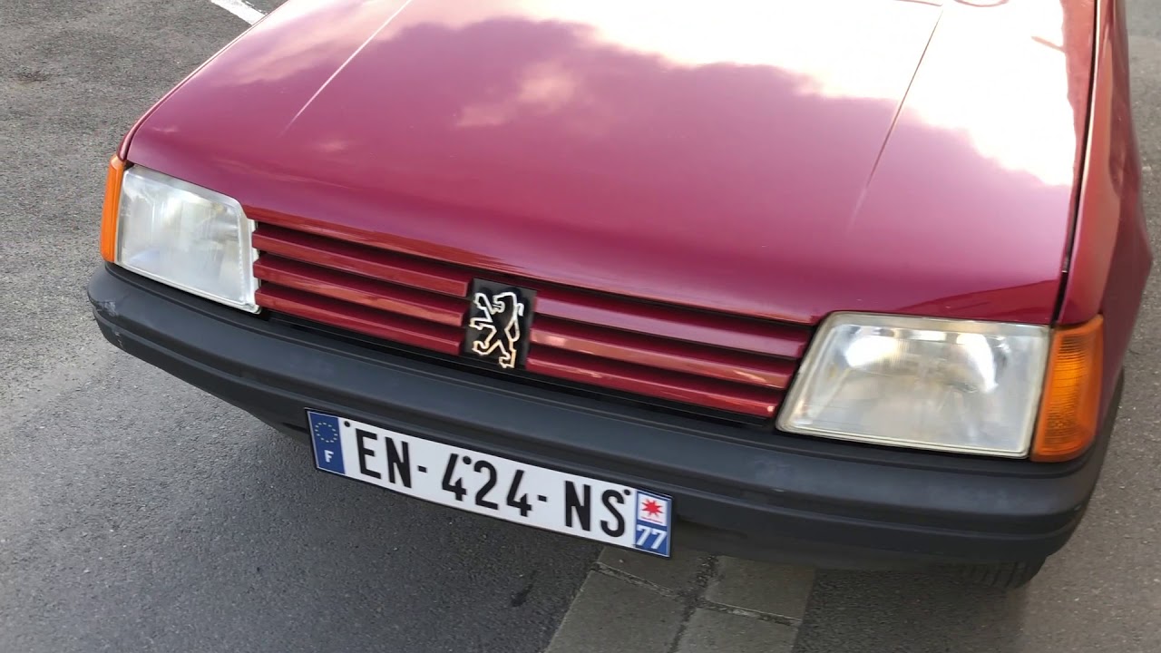 Peugeot 205 GL - 1989 Benzin.fr - YouTube