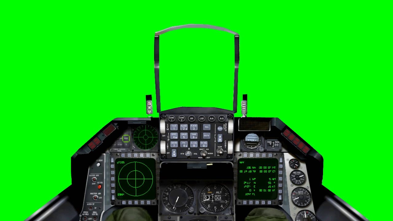 Jet Cockpit view - FreeHDGreenscreen Footage - YouTube