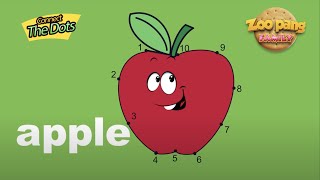 Connect The Dots for Kids | counting 1 to 10 | Apple