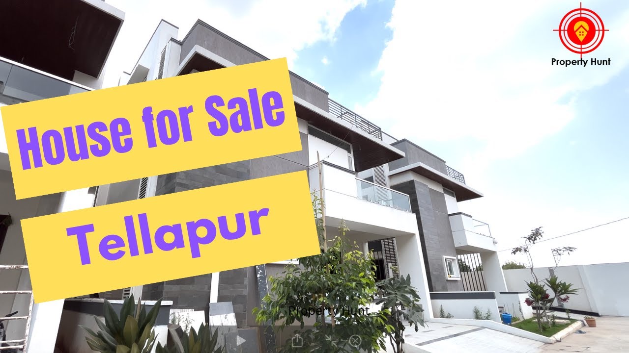[ near ORR ] House for sale in Hyderabad Tellapur Villas for sale in