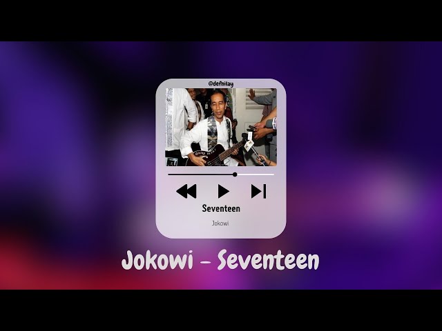 JOKOWI - SEVENTEEN JKT48 (COVER AI) class=