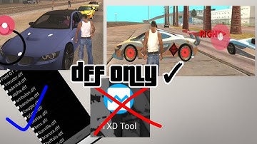 How to add/import Dff Only Cars to GTA San Andreas Android? | Android 11