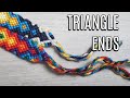 TRIANGLE ENDS | Macrame Friendship Bracelets Video Tutorial