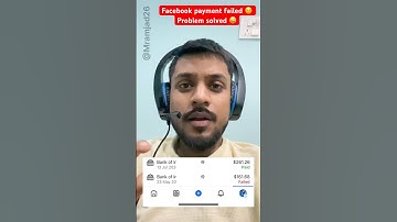 Facebook payment failed problem, अब आ जाएगा सीधा account में🤑 Facebook payment failed Kyu hota hai.