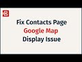 Bizix - Contact Us Page Google Map API