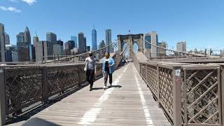 Bike ride over the Brooklyn Bridge