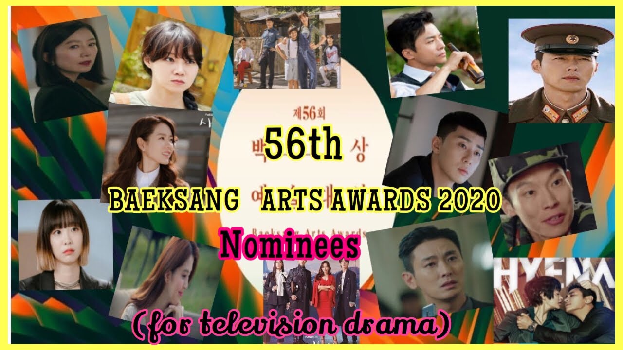 56th Baeksang Arts Awards Nominees 2020 For Television Drama Youtube