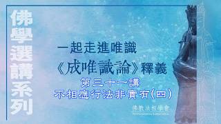 一起走進唯識《成唯識論》釋義 (第 31 講) #佛學選講系列# (附CC字幕)