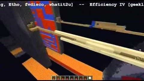 Race for Wool semifinal   Redstoners v Efficiency 4   part 2