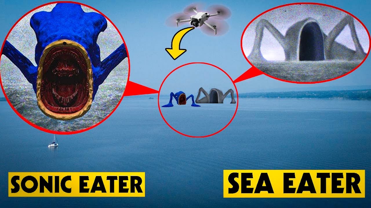 ДРОН ПОПАДАЕТ В БИТВУ SOC EATER ПРОТИВ SOC EATER В РЕАЛЬНОЙ ЖИЗНИ! SEA EATER VS SONIC EATER