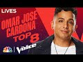 Omar Jose Cardona Performs Celine Dion's "My Heart Will Go On" | NBC's The Voice Top 8 2022