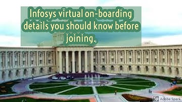 INFOSYS VIRTUAL ON-BOARDING 2020 DETAILS