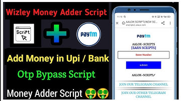 🔥 Wizely app Money adder Script | Add Money in Upi Or paytm | Unlimited Adder Script 🎉