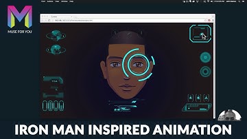 Iron Man HUD Inspired Animation | Muse Motion 2 Widget | Adobe Muse CC | Muse For You
