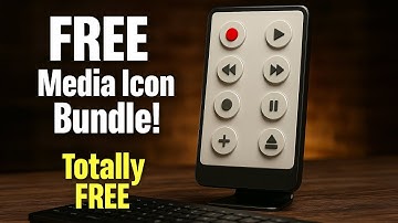 Free 4K Media Icons Pack – Animated & Transparent for Video Editors