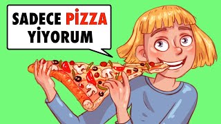 Günde 3 Öğün Sadece Pizza Yiyorum - İşte Benim Hikayem