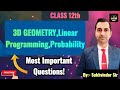 Chapters:3D Geometry/Linear Programming/Probability/MOST Important Questions Part4/Sukhvinder/HTET