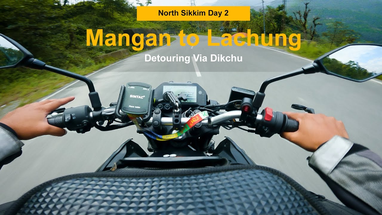 Day 2 | Solo Bike Ride in North Sikkim: Mangan to Lachung! 🇮🇳🏍️