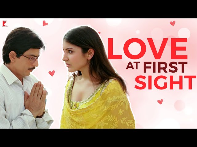 Love at first sight scenes | Rab Ne Bana Di Jodi, Jab Tak Hai Jaan |Shah Rukh Khan, Anushka, Katrina class=